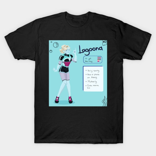 Lagoona Blue T-Shirt by Cabbaged-Coffee